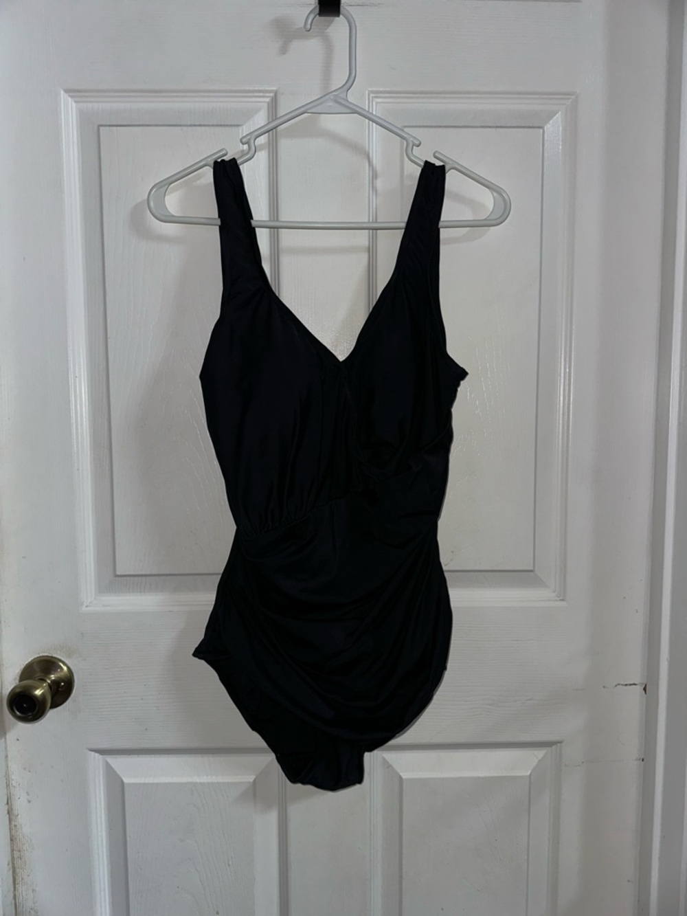 Maxine of Hollywood Black One-piece Bathing Suit 12